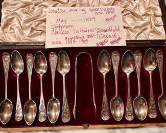 Antique SILVER SPOONS