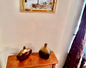 Small wooden Table with storage