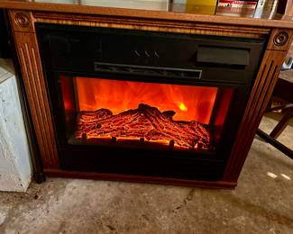 Electric Fireplace with Heat