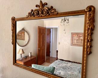Vintage Louis Bierfeld “American Beauty “ Mirror 
Made in Chicago 