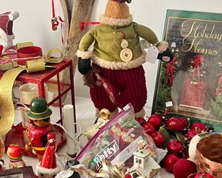 Lots of Christmas and seasonal in upstairs back bedroom.