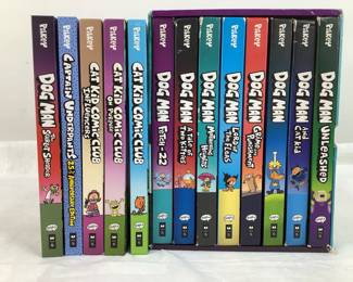 Cat Kid & Dog Man books