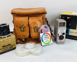 Vintage Camera with accessories