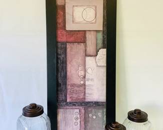 Abstract Art & Canisters