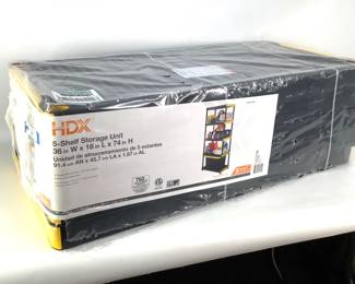 New HDX 5 shelf storage Unit