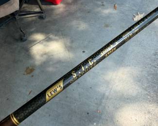 Graphite fishing rod