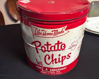 Price & Englehart Potato Chip Can