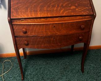 Antique Oak Writing Desk