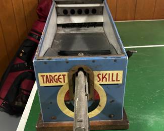 Antique Target Skill Shooting Gallery Tavern Game of Chance