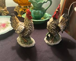 Pair of Roosters