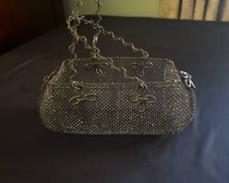 Antique Mesh Purse/Basket