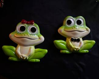 Vintage Miller Studio Frog Wall Decor