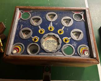 Antique Skill Draw Tavern Game of Chance