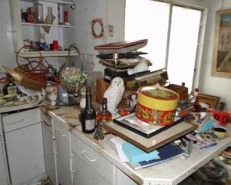 Some kitchenware but mostly art, books etc.