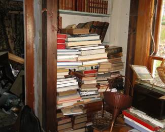 More books and frames