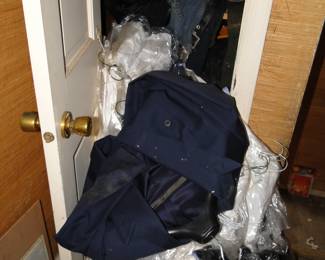 More clothes, suits etc. many are designer