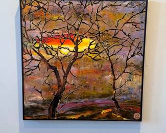 Liquid Mosaic on Canvas