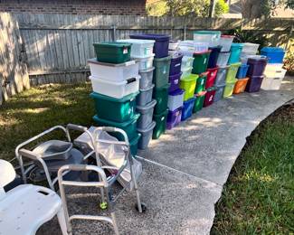A SEA OF STORAGE BINS