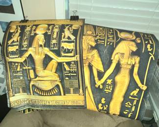 Egyptian wall hangings