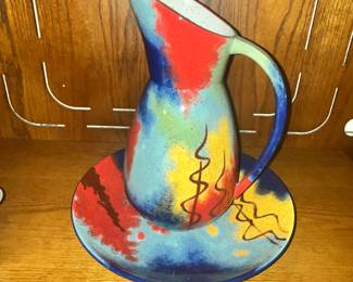 WONDERFUL PFALTZGRAFF "SEDONA" PITCHER & BOWL SET