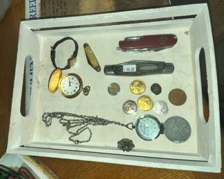 KNIVES, POCKET WATCHES, MORE