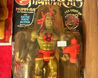 RARE - 1986 THUNDER CATS "MUMM-RA" FIGURE by LJN TOYS, 7.5 INCH FIGURE