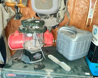 COLEMAN STOVE, LANTERNS