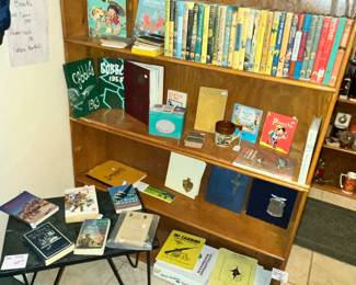 BOOKCASE FULL OF KIDS BOOKS & OTHERS
