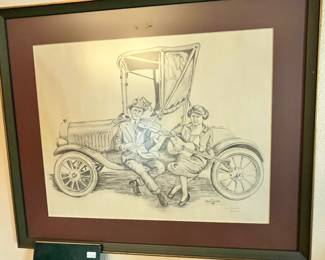 1978 JEAN TIDWELL SKETCH - SIGNED & NUMBERED
