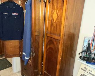 MARVELOUS ANTIQUE "KNOCK-DOWN" WARDROBE
