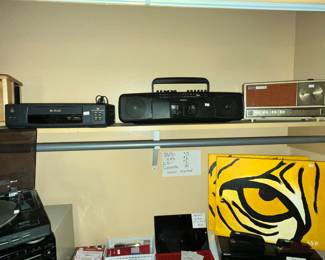 VHS VCR & RADIOS