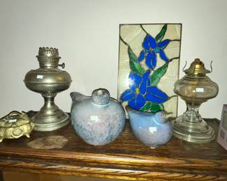 ANTIQUE OIL LAMPS