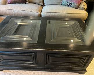 Large Black Coffee Table