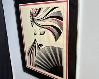 80's Jeannette Lithograph