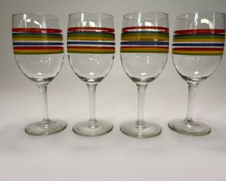 Libbey Fiesta Mambo Wine Glasses