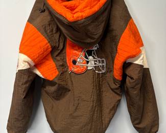 Vintage Browns Hooded Starter Jacket