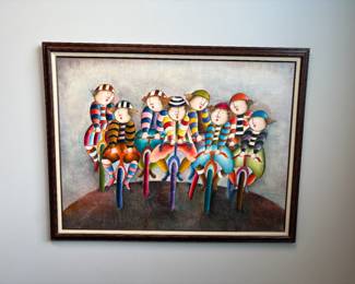 Large Joyce Roybal Oil Painting 54x46