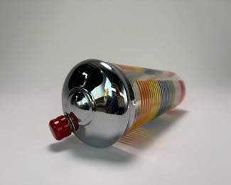 Hazel Atlas Rainbow Cocktail Shaker