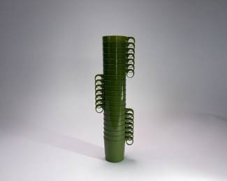 Avocado Green Jet Container Stacking Cups