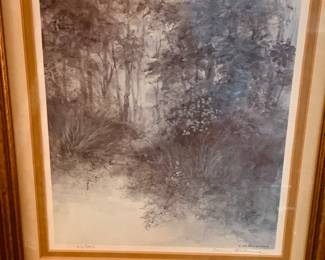 signed print by Mary Bertrand