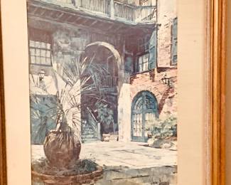 Don Davey's "Brulatour Courtyard" New Orleans