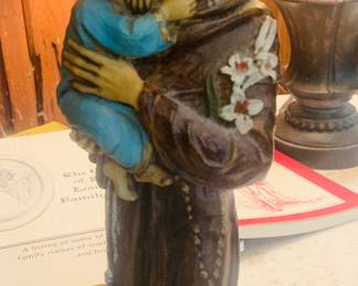 1920's plaster statue of St. Anthony with Child Jesus