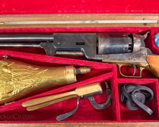 Whitneyville Walker black powder pistol in a box set