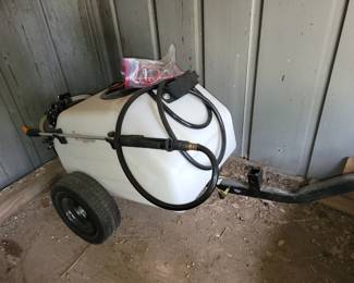 Sprayer trailer