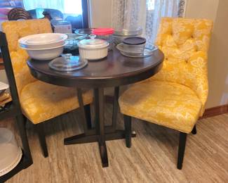 Small table and chairs