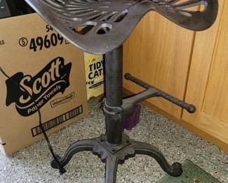 Reproduction cast iron seat