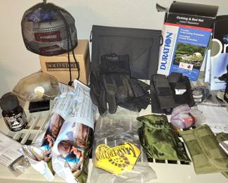 Survival and camping gear