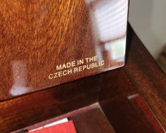 Rieger Kloss model 122 Demichippendale upright piano and adjustable bench