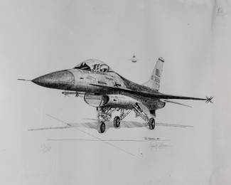 Signed and numbered F16 print by Jim Kilburn