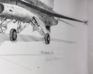 Signed and numbered F16 print by Jim Kilburn